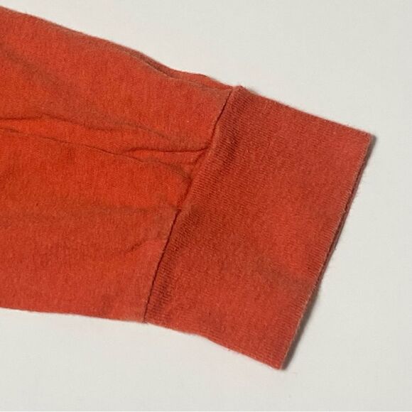Polo Ralph Lauren Orange Long Sleeve Crewneck Tee Shirt Men's Size XL - Picture 4 of 12